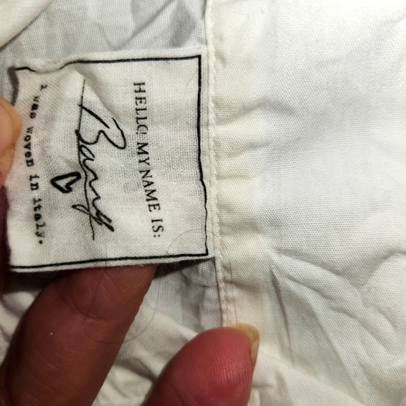 Frank & Eileen White Button Down Shirt Size L - Picture 5 of 7